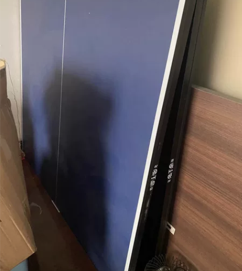 乒乓球桌折叠的一张，9成新，买来5个月，用...