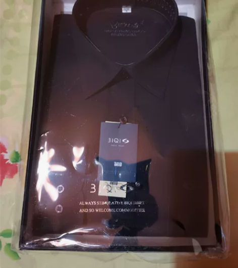 全新有吊牌有包装比琦牌男士长袖衬衣41码1...