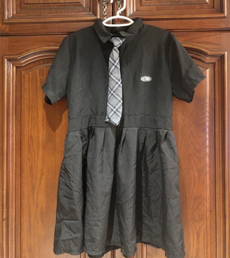 黑色学院风连衣裙学生裙减龄全新 感兴趣的话...