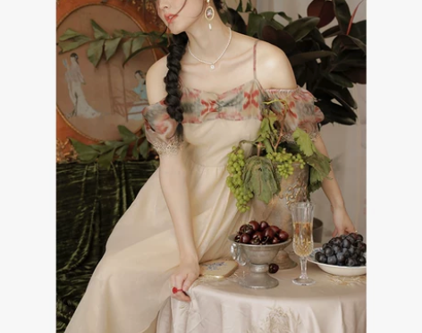 彼得潘大叔《彼岸花开》浪漫复古华丽提花公主...