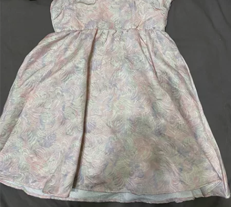 法式泡泡袖仙女连衣裙独特设计感初恋桔梗小个...