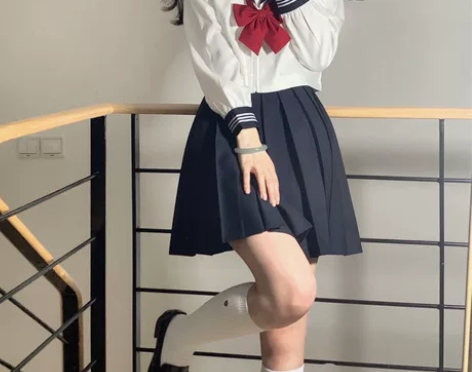 jk制服裙 基础款正版白色二本三本学生校服...