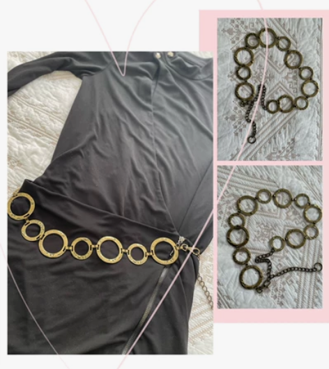 国外带回特色腰链民族风异域风腰带 非常喜欢...