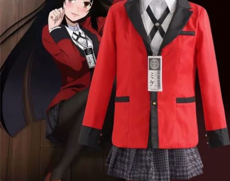 狂赌之渊cos服黄泉月露娜假发女校服动漫c...