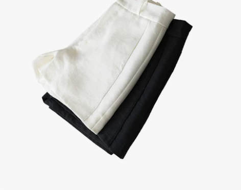 很合适夏天穿的裤子 简约百搭透气丝麻休闲...