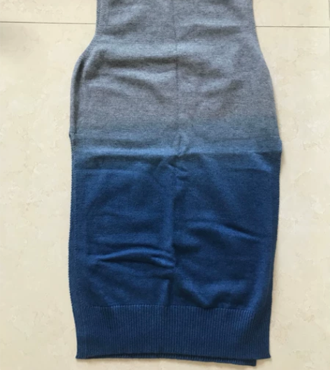女士针织长款毛背心，均码，下摆开叉，全新 ...