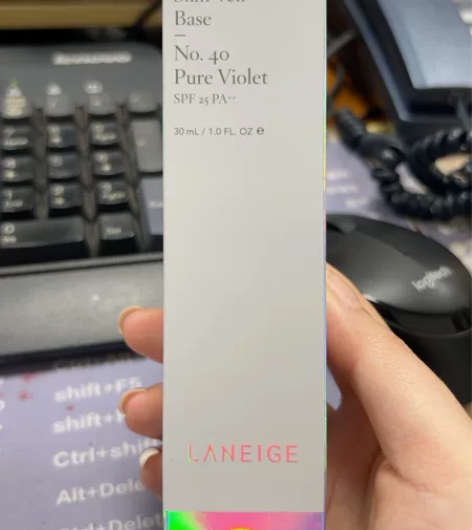 兰芝紫色隔离 未使用 有包装 兰芝新款紫色...