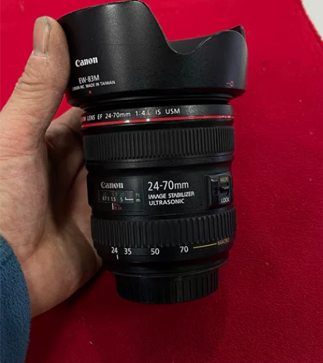 佳能24-70mm f4 lS USM红圈...
