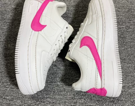正品 耐克AF1 玫红解构 38码 95新...