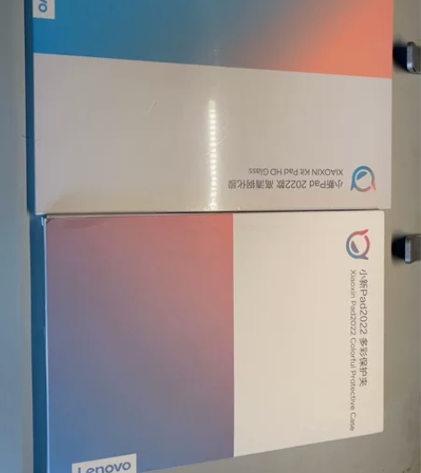 小新pad 2022保护夹和钢化膜全新未拆...