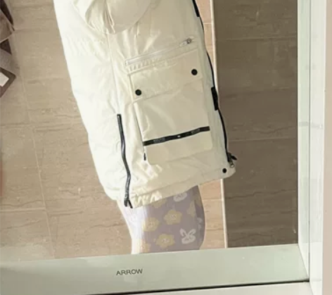 新百伦 黑白羽绒服 M码 超保暖 可穿到零...