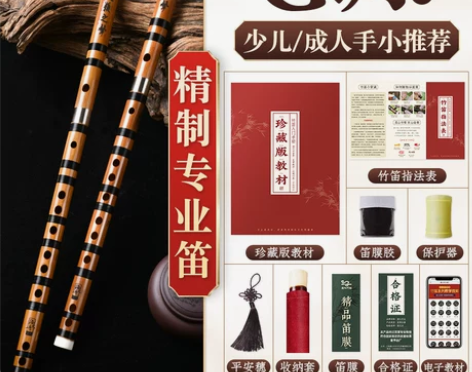 专业笛子初学成人苦竹笛乐器竹笛精制入门e横...