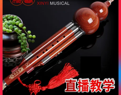 葫芦丝 葫芦丝红木新艺乐器全乐器C调降b调...
