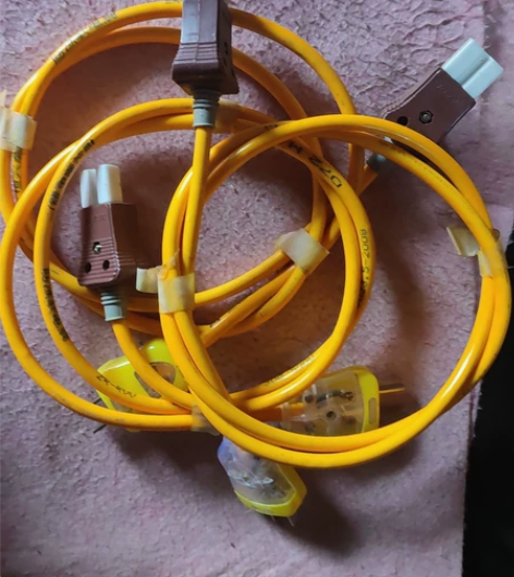 电源线电锅电源线电脑电源线两条质量好， 比...