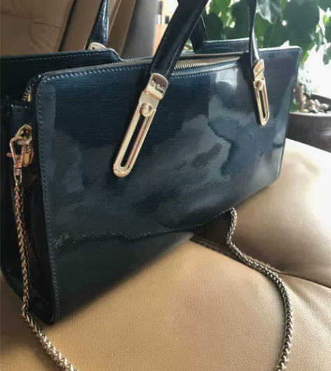 [转卖]皮尔卡丹正品女包纯牛皮女士手提包单...
