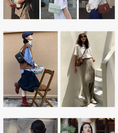 拉菲斯汀同款2021新款女士百搭腋下小方包...