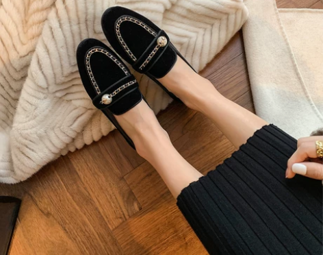 【王小毒】月亮列车●乐福鞋女2022年新款...