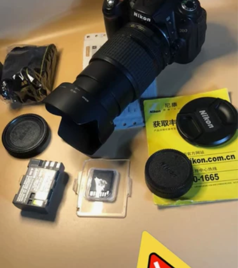 出闲置自用一套99尼康D90单反相机带18...