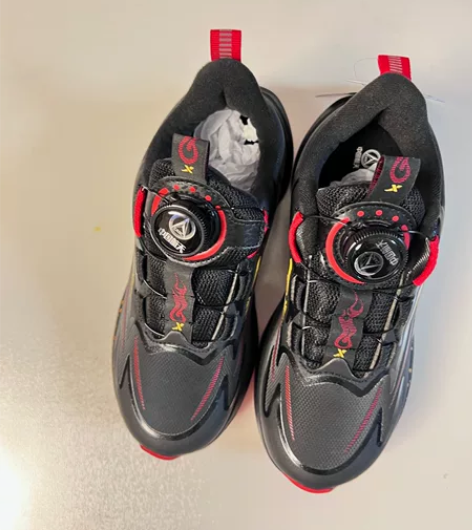 特步童鞋火鞋2022冬季男女童跑鞋旋转纽扣...