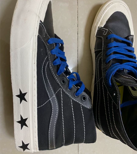 范斯Vans官网联名 高帮帆布鞋Sk8运动...
