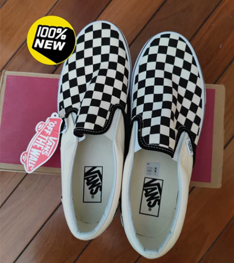 海淘清仓 Vans经典网格款 欧码42 2...