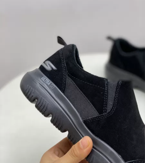 斯凯⑦男士棉鞋加绒保暖一脚蹬懒人鞋 冬季里...