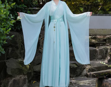 原创正品汉服女古装魏晋制交领齐腰襦裙超仙气...