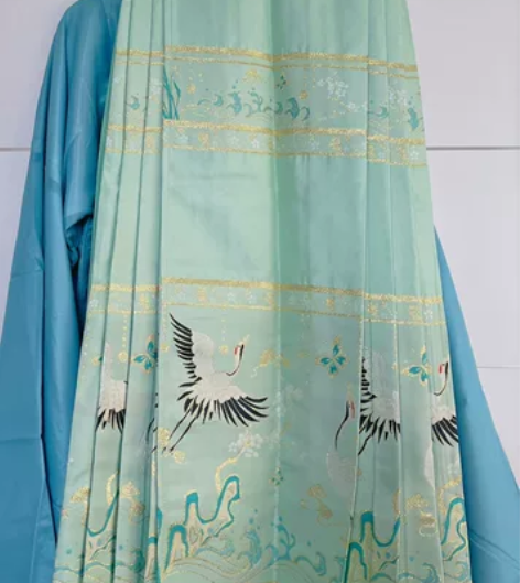 【白菜马面】明制汉服 妆花马面 嘻鹤鹤 m...