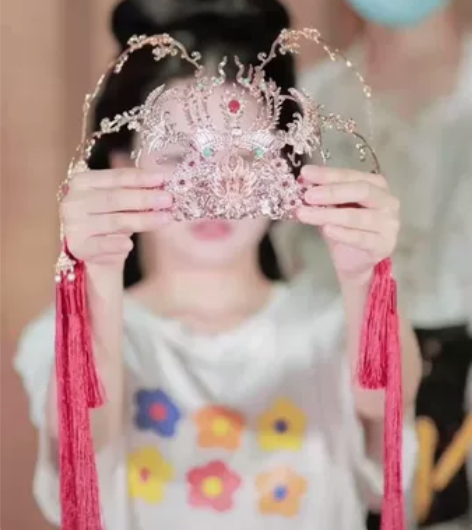 【发冠出租】后雨山古风汉服婚礼头饰鸾凤和鸣...