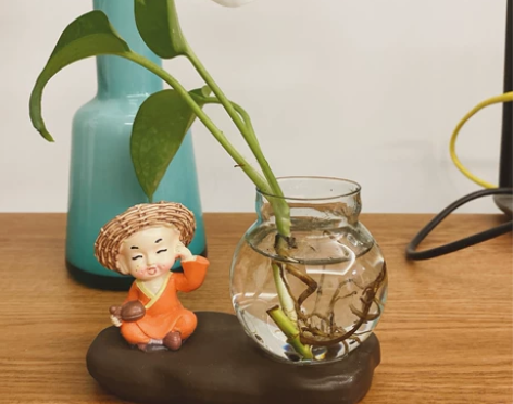 【禅意花瓶】9.8元包邮！客厅餐桌插花摆件...