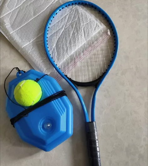 【捡漏】网球训练器单人打带线回弹自练神器初...