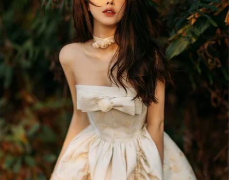 法式裙 短裙法式Bloomin原创连衣裙公...