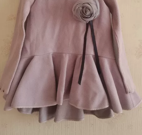 妹妹鱼品牌女童粉紫色两件套裙子 鱼尾裙 打...