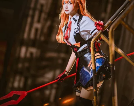 现货悠窝窝崩坏三 明日香cosplay服装...