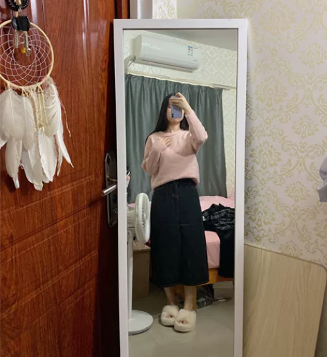 大码复古港风中长款裙秋冬高腰显瘦减龄适合胯...