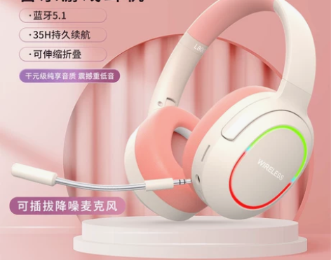 林步L800头戴式无线蓝牙耳机vivo苹