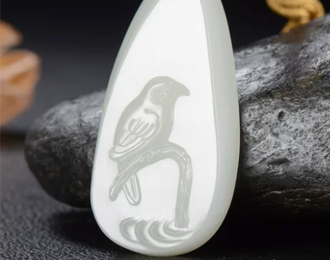 玉雕名家任永辉作品 19g 和田玉羊脂白玉...