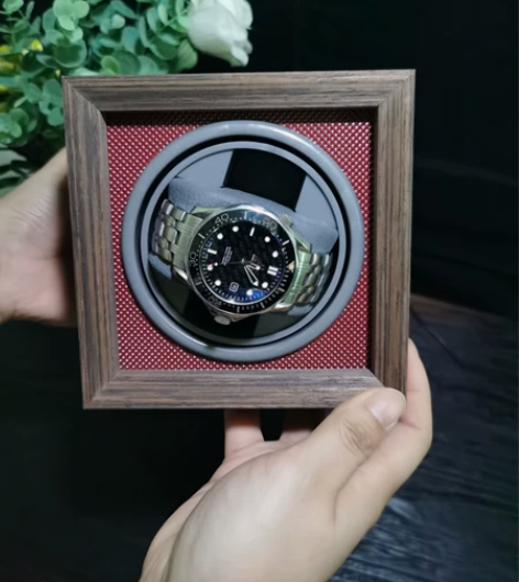 家用摇表器机械手表神器 木质家用立式摇表器...