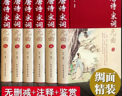 完整无删减唐诗宋词元曲正版全集鉴赏辞典 唐...