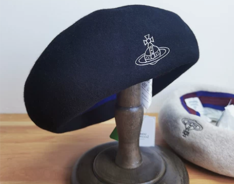 渠道货 日本西太后土星刺绣100%羊毛vi...