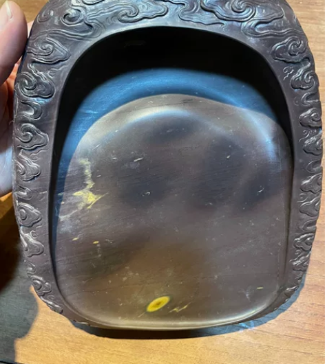 全新未用收藏级纯手工雕刻端砚，器型大气，用...