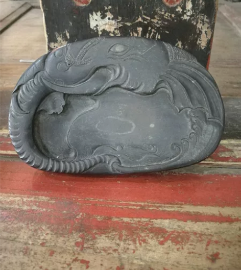 清老宋文房端砚大象,雕工精细,全品 感兴趣...