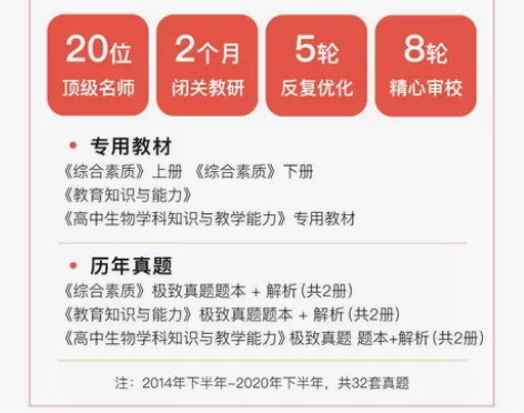 高中生物粉笔2022年中学教师证资格证考试...