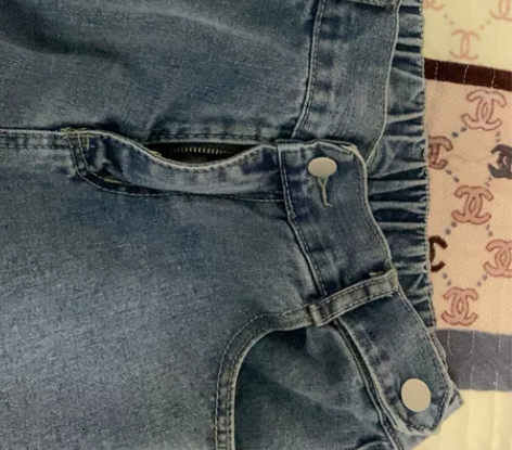 韩版显瘦牛仔裤 梨形身材的天菜 版型非常显...