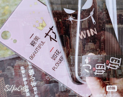 四个闲置手机壳(两个全新)手机挂绳短 感兴...