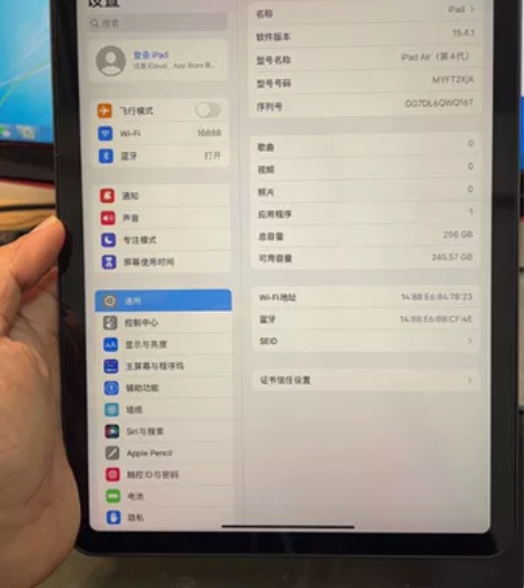 iPad Air4 WiFi版256G(2...
