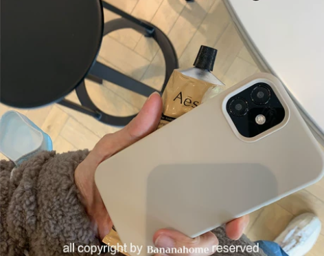 香蕉树研究所秋冬超美的卵石灰液态硅胶ins...