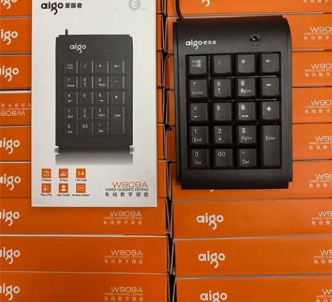 全新原装爱国者W909a有线财务数字键盘，...