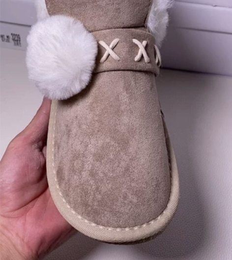 雪地靴女2020新款冬季女鞋加绒加厚短筒棉...