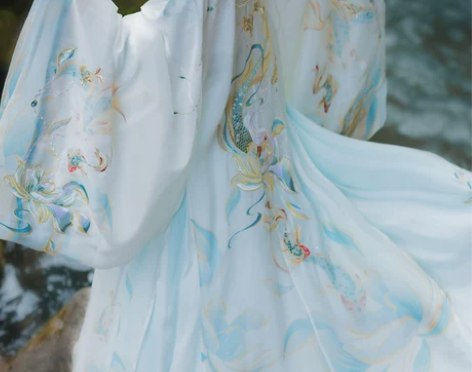 全新二手甩卖【鲛人】如梦霓裳绣花汉服女装 ...